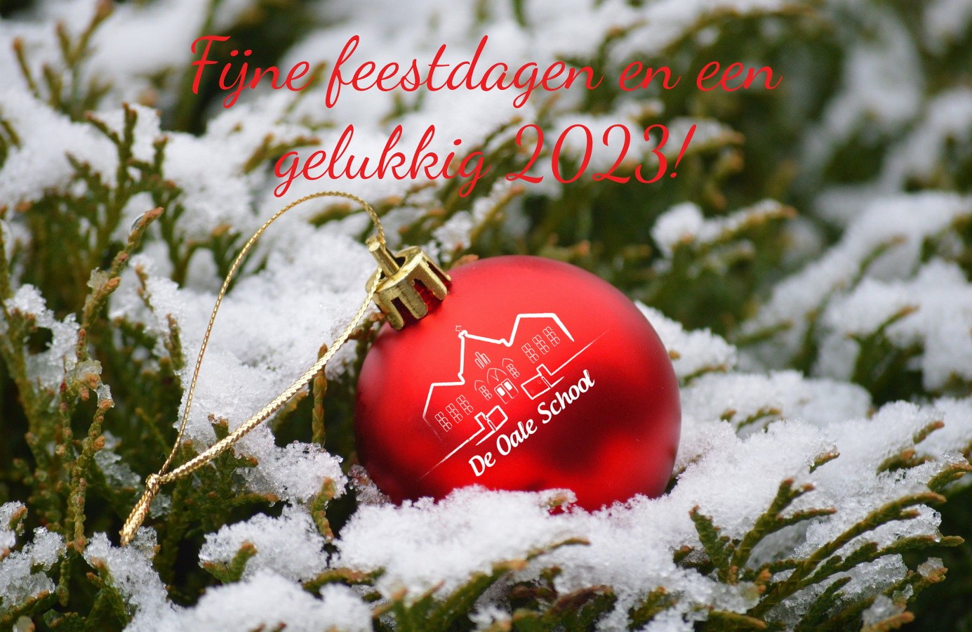 Fijne feestdagen en een gelukkig 2023!